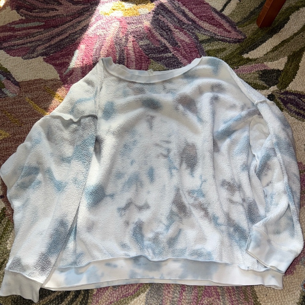 Free People Cozy Tie-Dye Sweatshirt